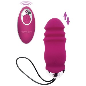 TOYJOY - HAPPINESS SUNN SIDE UP AND DOWN VIBRATEUR FUCHSIA TÃLÃCOMMANDE